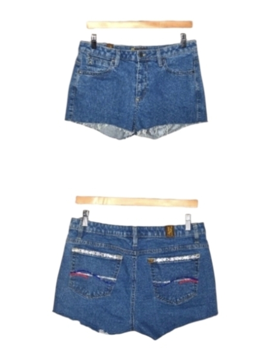 Aura Pants - Aura Bling Pockets Jean Shorts